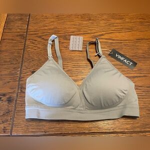 Seamless Wireless Bra in Light Gray - Comfort Fit